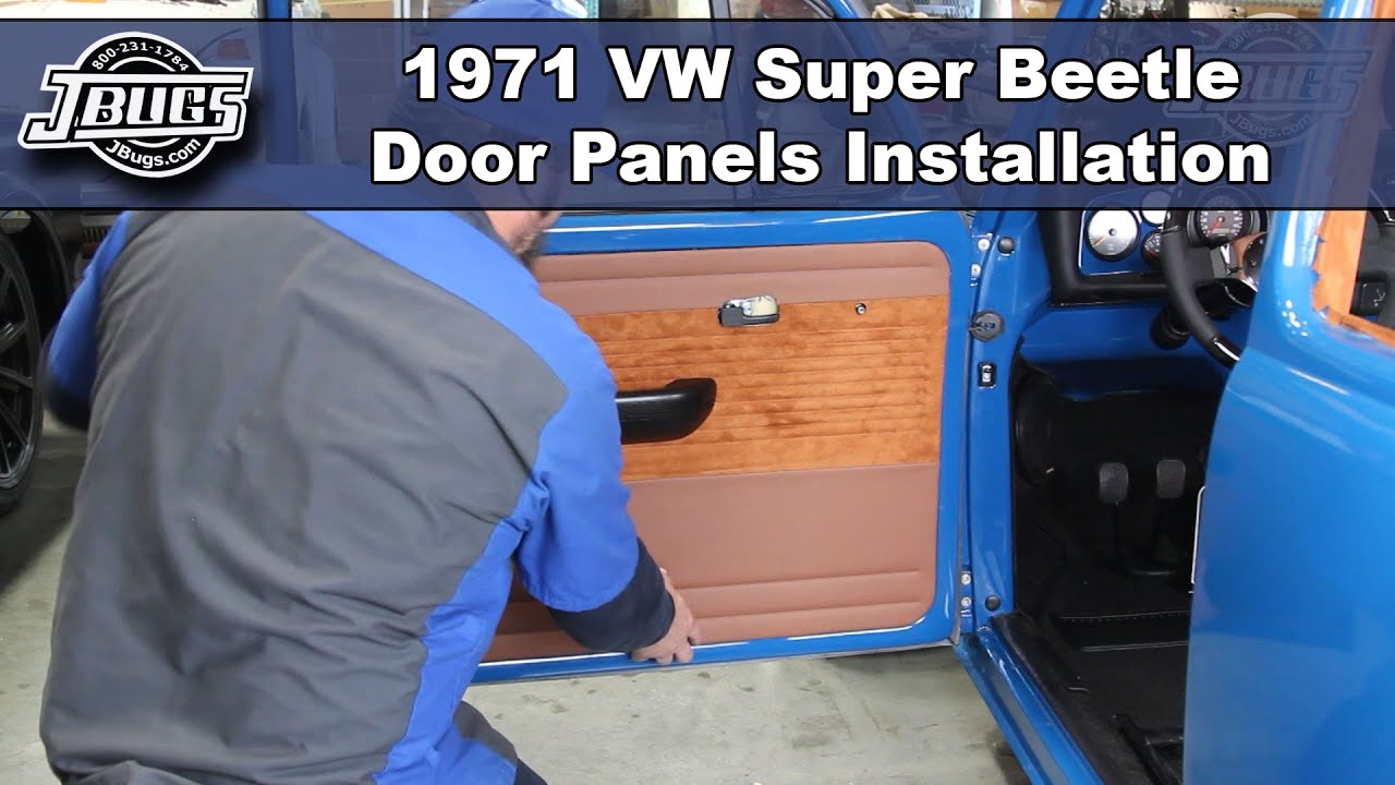 JBugs - 1971 VW Super Beetle - Door Panels Installation