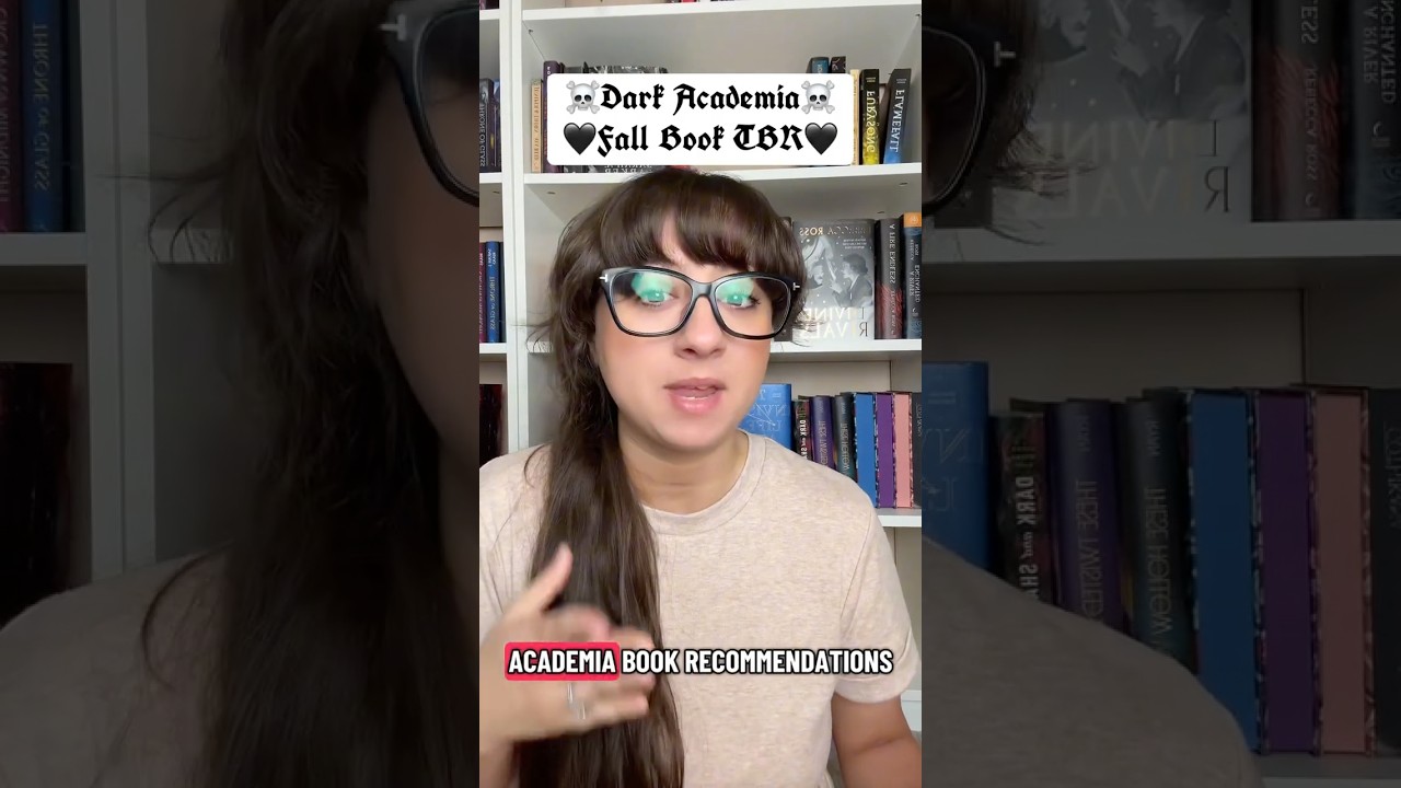 Dark academia and fantasy fall book tbr! #darkacademia #fantasybooks #tbr #falltbr