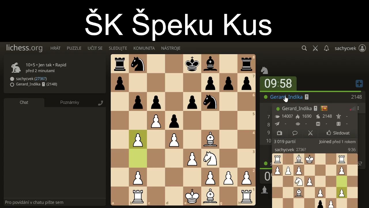 ŠK ŠK Jak přemýšlí velmistr aneb v neděli se těžko počítá