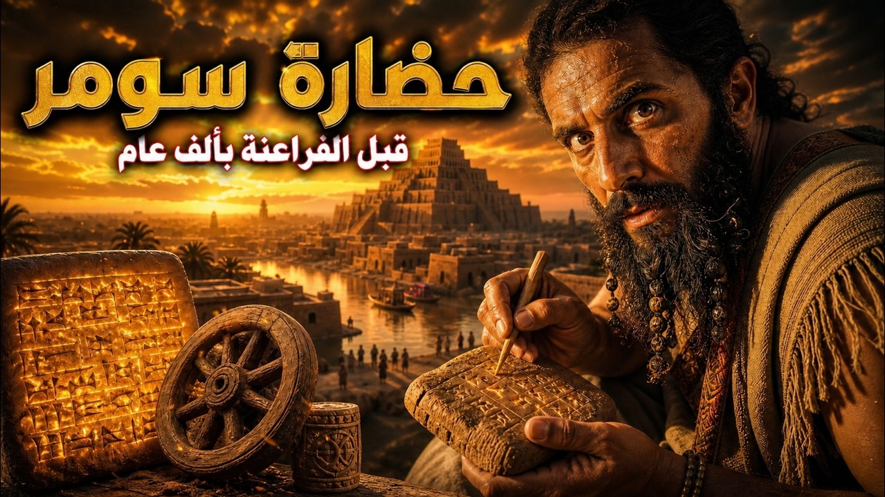 السومريون الذين اخترعوا الكتابة والحضارة! 😱