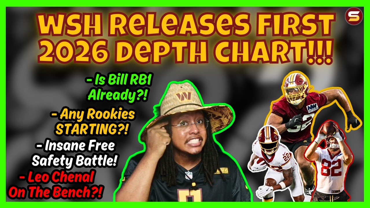 🚨SEVERAL SURPRISES! 👀WSH Releases FIRST 2026 Depth Chart! 🔍Position Group By Position Group Analysis