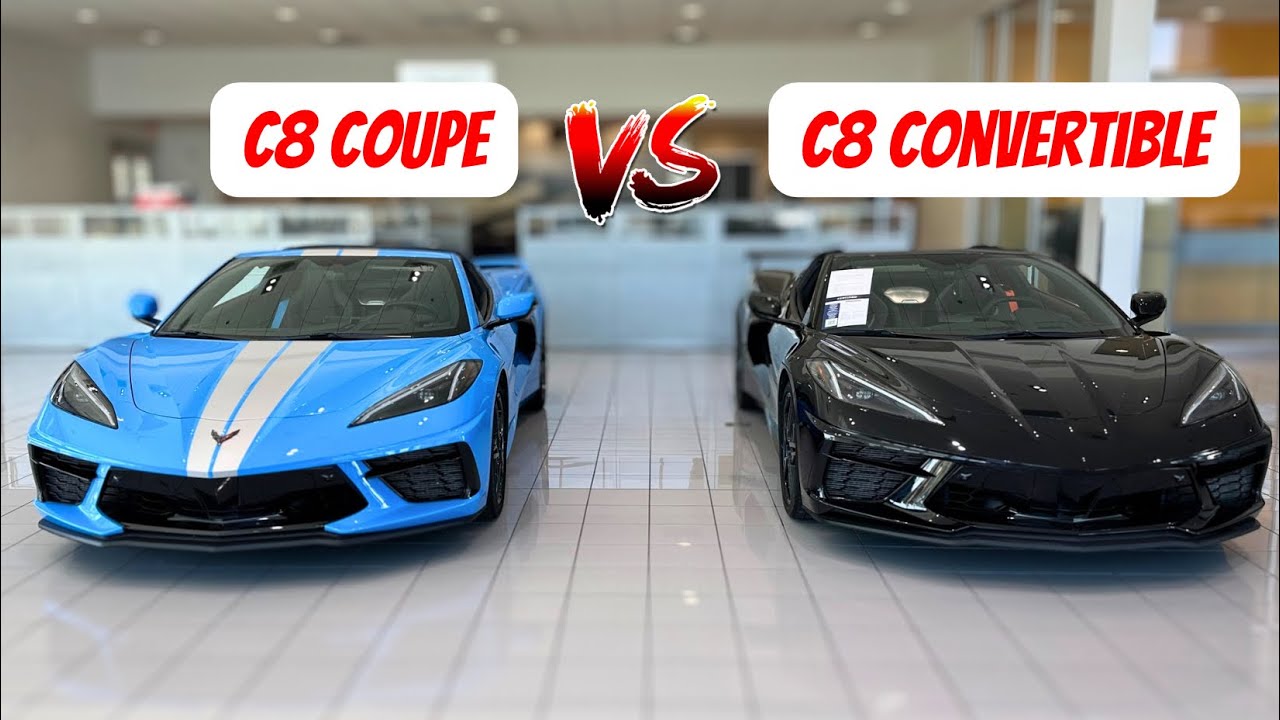 Should You Buy A Convertible Or Coupe Corvette? Let's See The Differences!