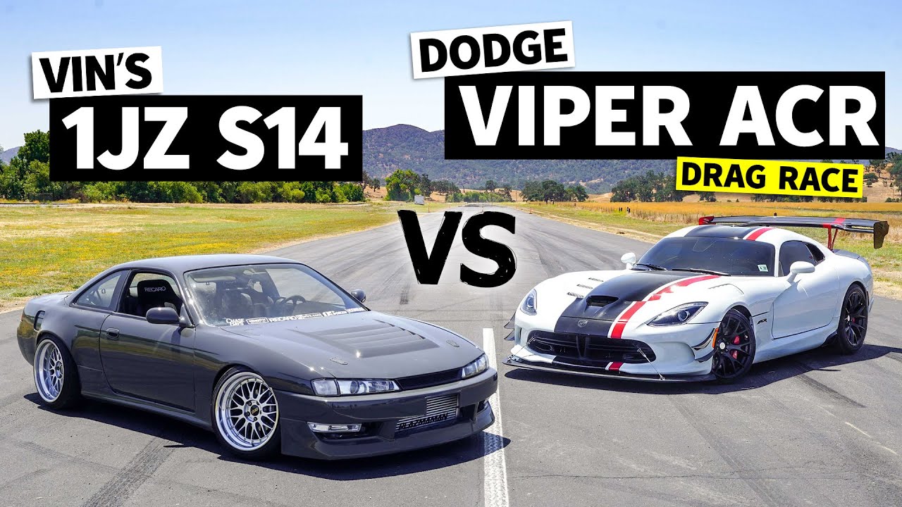 Can a JZ Swapped 240SX Beat a Dodge Viper ACR on no prep?