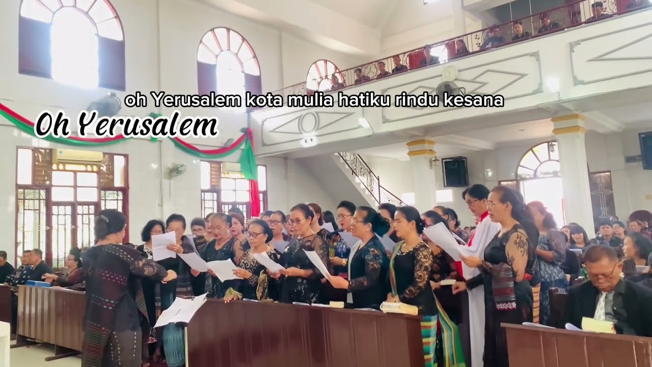 Oh Yerusalem… Koor Hkbp Pengembangan Medan