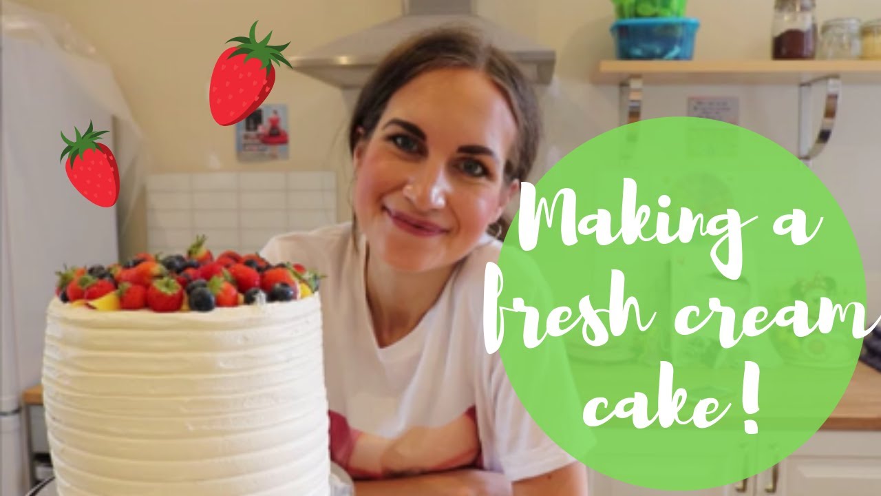 How to make a fresh cream cake!