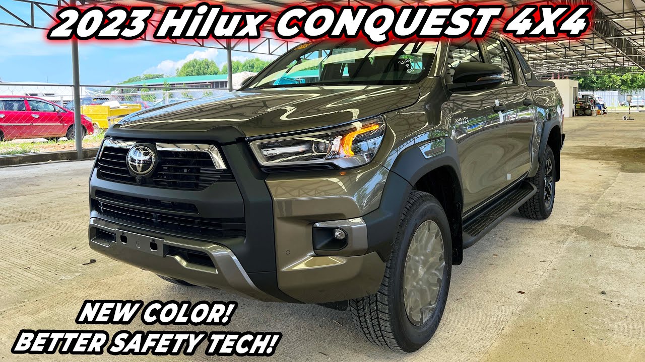 2023 Updated Toyota Hilux Conquest 4x4 AT |  New Color| Better Safety