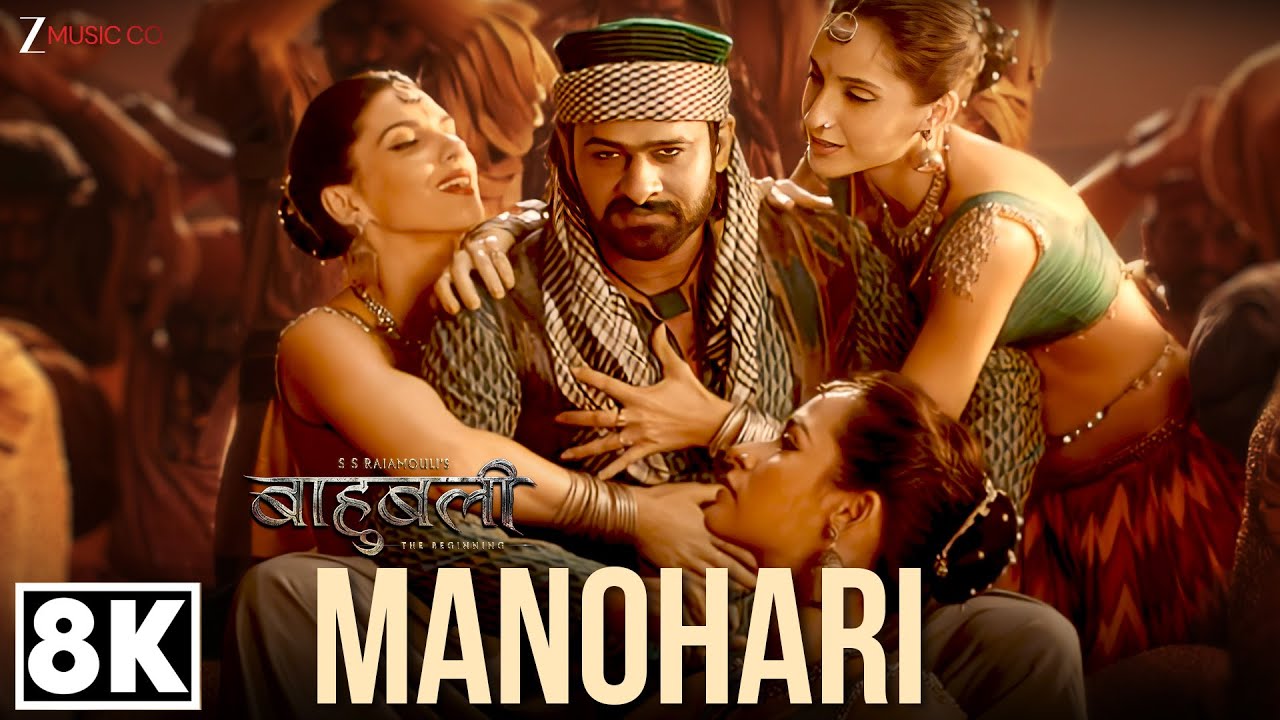 Manohari 8K Video | Baahubali - The Beginning | Prabhas & Nora Fatehi | Divya Kumar & Neeti Mohan