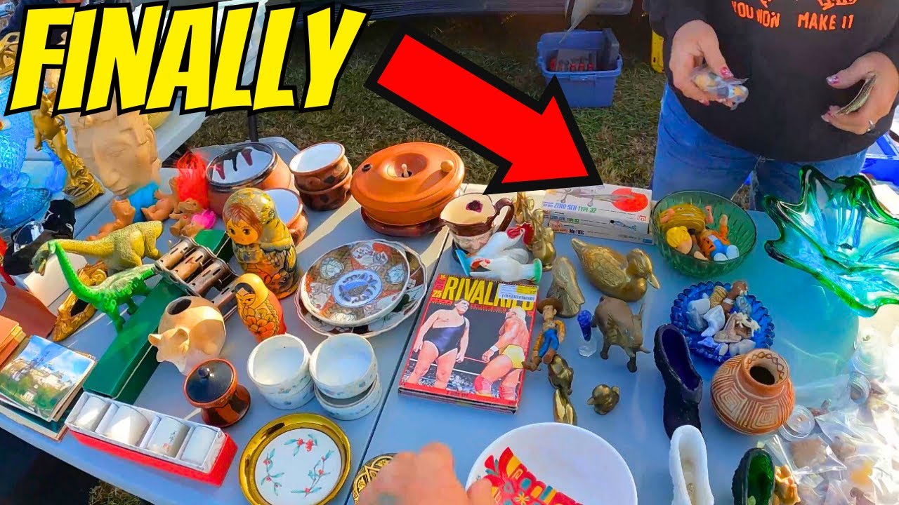 Navigating The Flea Market Sharks And Getting Away With It.... Almost