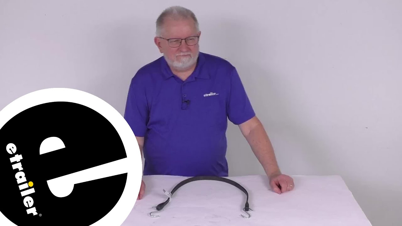 etrailer | Review of the Erickson Rubber Tarp Strap with S-Hooks