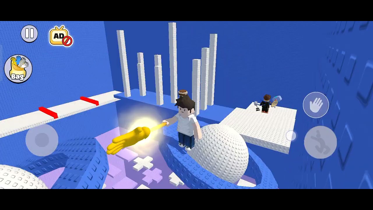Slap Tower Troll Parkour Game Squid Game Tower with Slap Golden