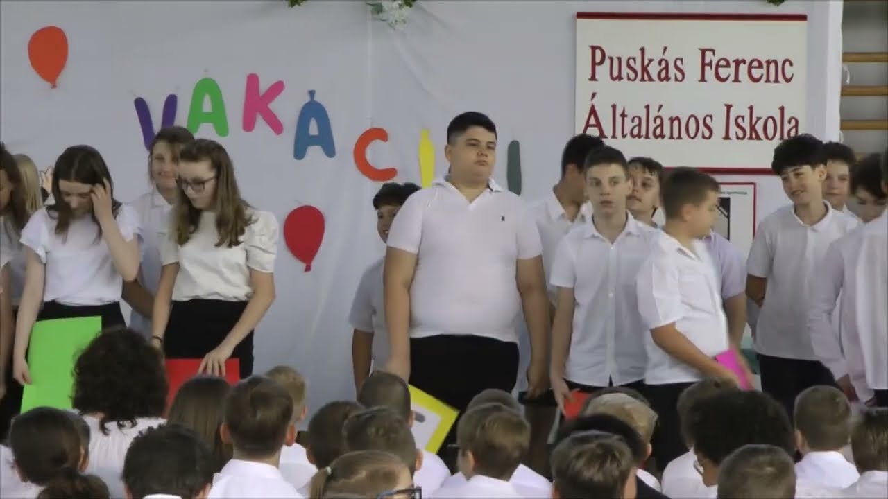 Tanévzáró a Puskásban