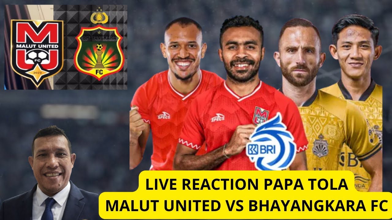🔴 LIVE REACTION MALUT UNITED VS BHAYANGKARA FC🔥Reaksi, Emosi, dan Momen Krusial