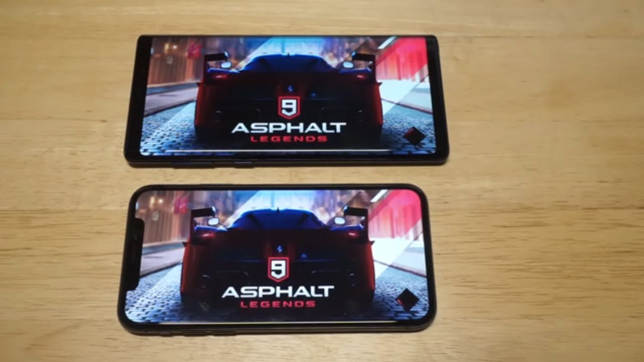 Galaxy Note 9 vs Iphone X Asphalt 9 - Fliptroniks.com
