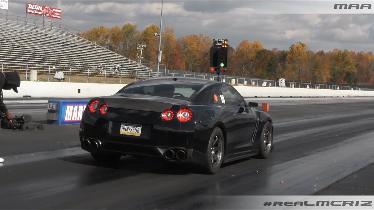 AMS Alpha 10+ Nissan GTR R35 ( 9 second run 1/4 Mile)