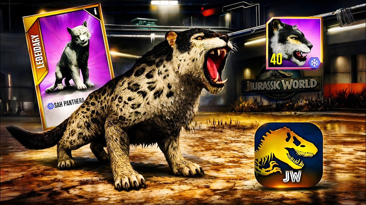 FIRST LOOK!!! SAH PANTHERA and PvP BATTLE || JURASSIC WORLD THE GAME 2026