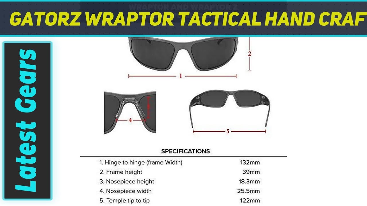 Gatorz Wraptor Tactical Hand Crafted Military Sunglasses AZ Review