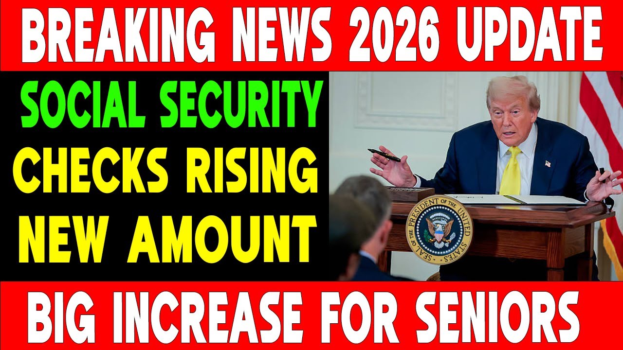 BREAKING! Social Security Checks Going Up Big in 2026 &ndash; Here&rsquo;s the New Amount!