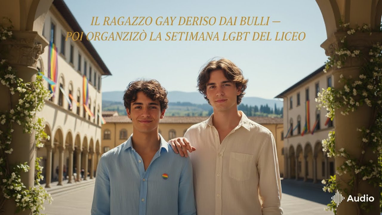 IL RAGAZZO GAY DERISO DAI BULLI — POI ORGANIZZÒ LA SETTIMANA LGBT DEL LICEO