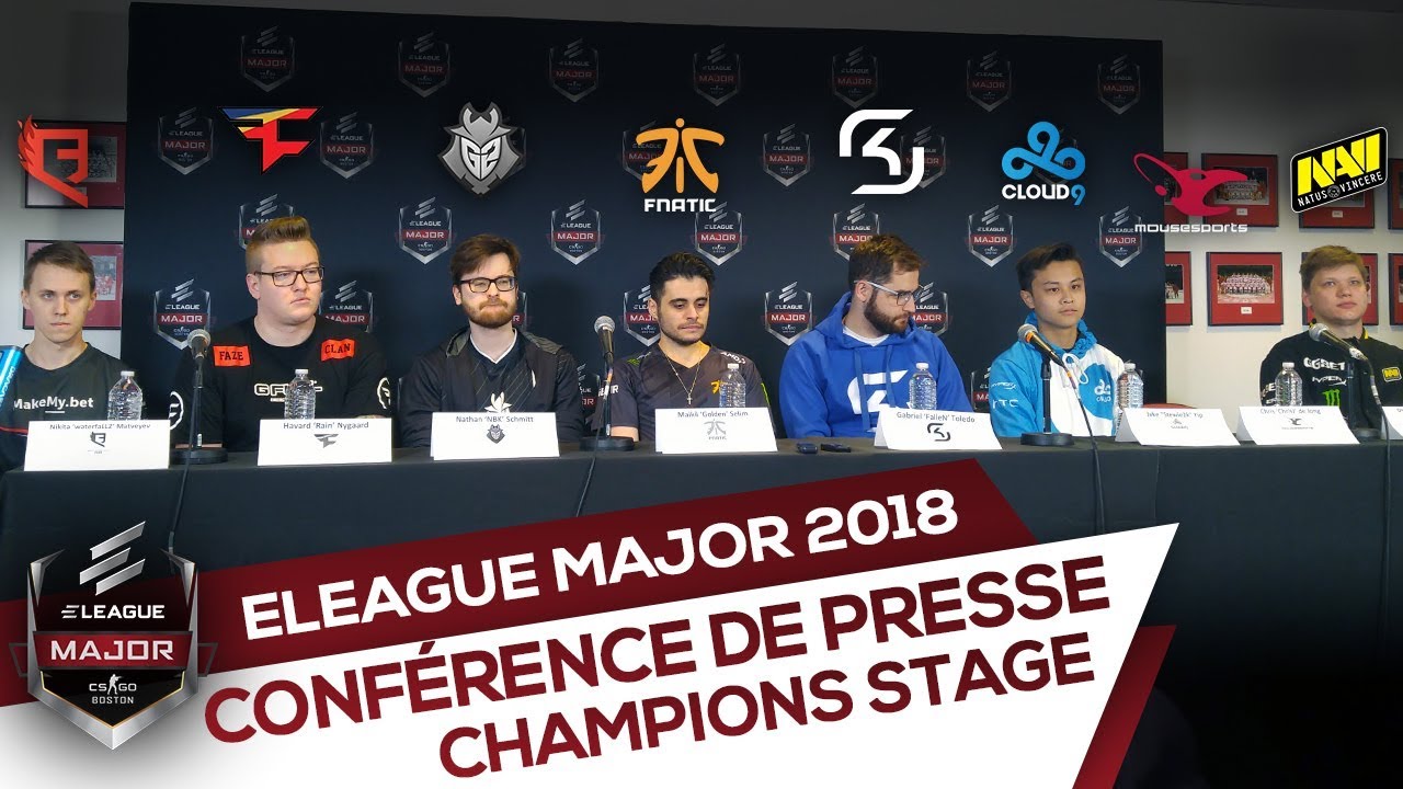 Conférence de presse : Legends Stage - ELEAGUE Major Boston 2018