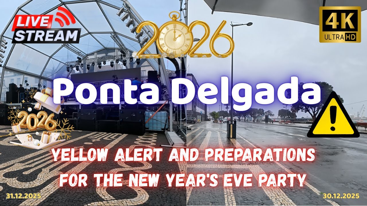 🎥 Ponta Delgada  ⚠️🎉🚶‍♂️