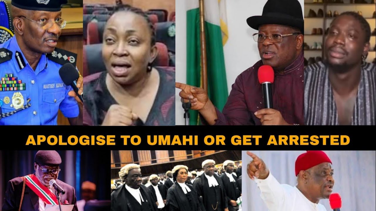 IF YOU DON'T APOLOGISE YOU WILL BE ARRESTED AGAIN - uhiri vs minister of work Dave umahi 