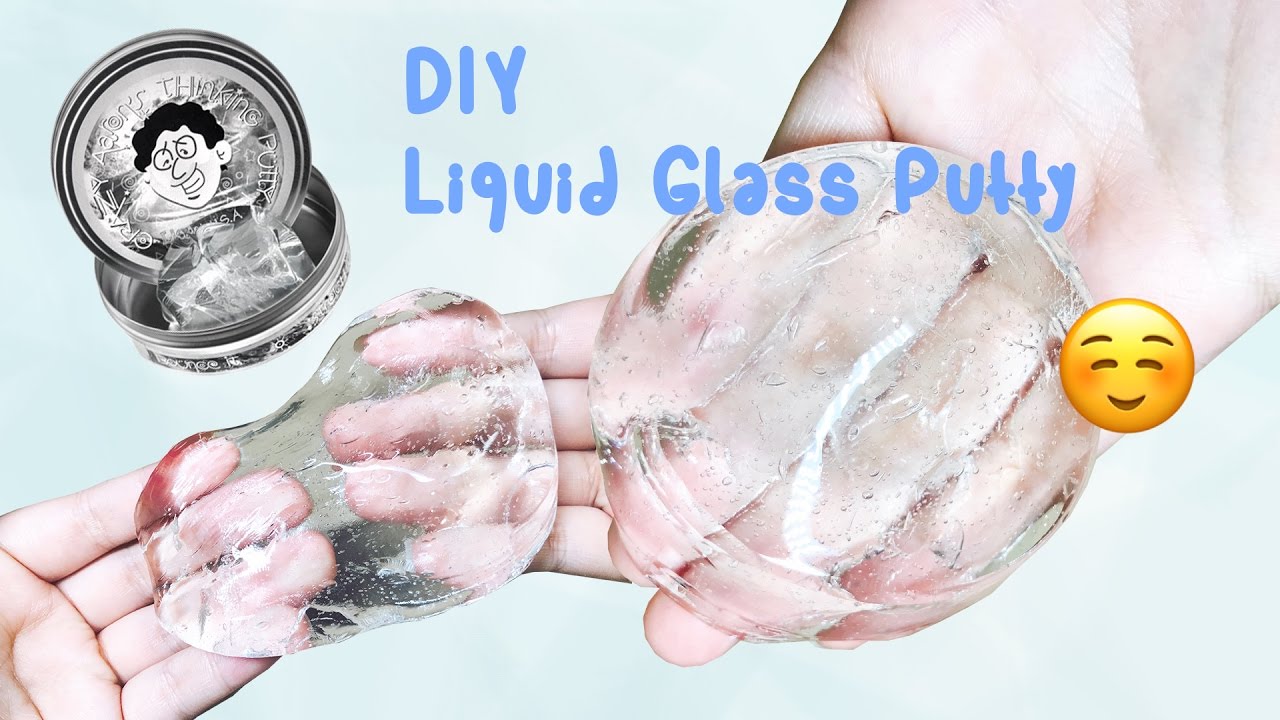 Make your own DIY Crazy Aaron's Liquid Glass Putty: 2 ways! DIY 액체유리 만들기
