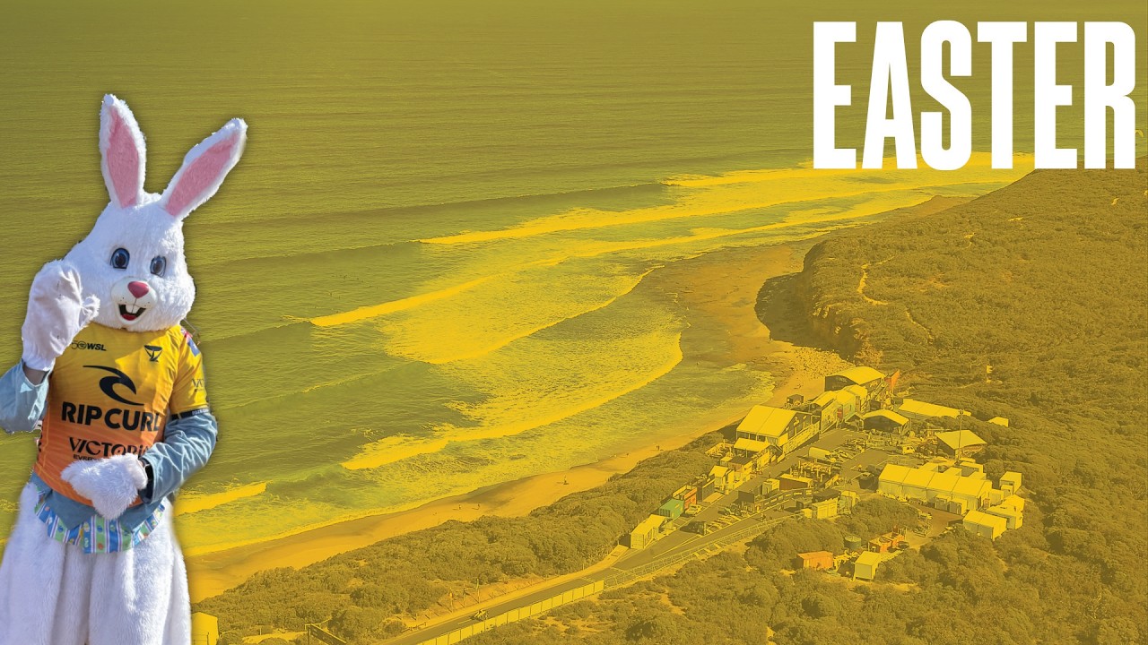 За кулисами турнира Rip Curl Pro Bells Beach 2026 в пасхальное воскресенье.