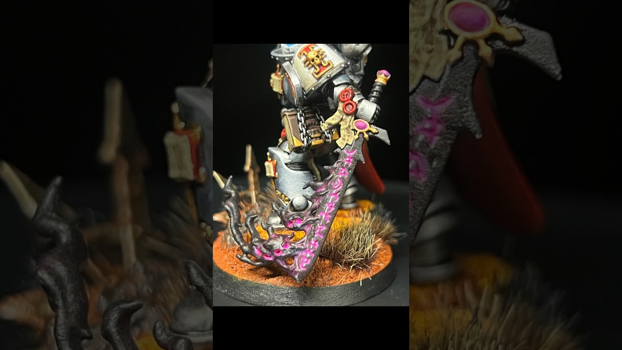 Pump Up the Volume: Castellan Crowe's Sword with Monument Hobbies Fluorescents