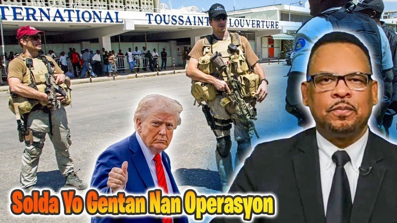LAVWADLAMERIK 3 Mars  2026 Prezidan Trump Pale S&ograve;lda Ameriken Pwal Antre Ayiti Vin Kobat Gang Yo