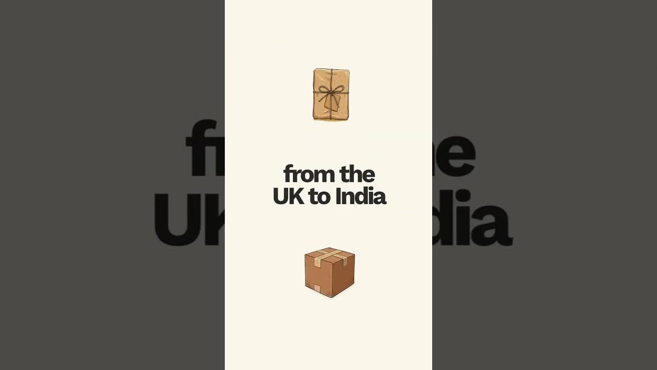 Affordable UK-India shipping that save money without cutting care  💷📦