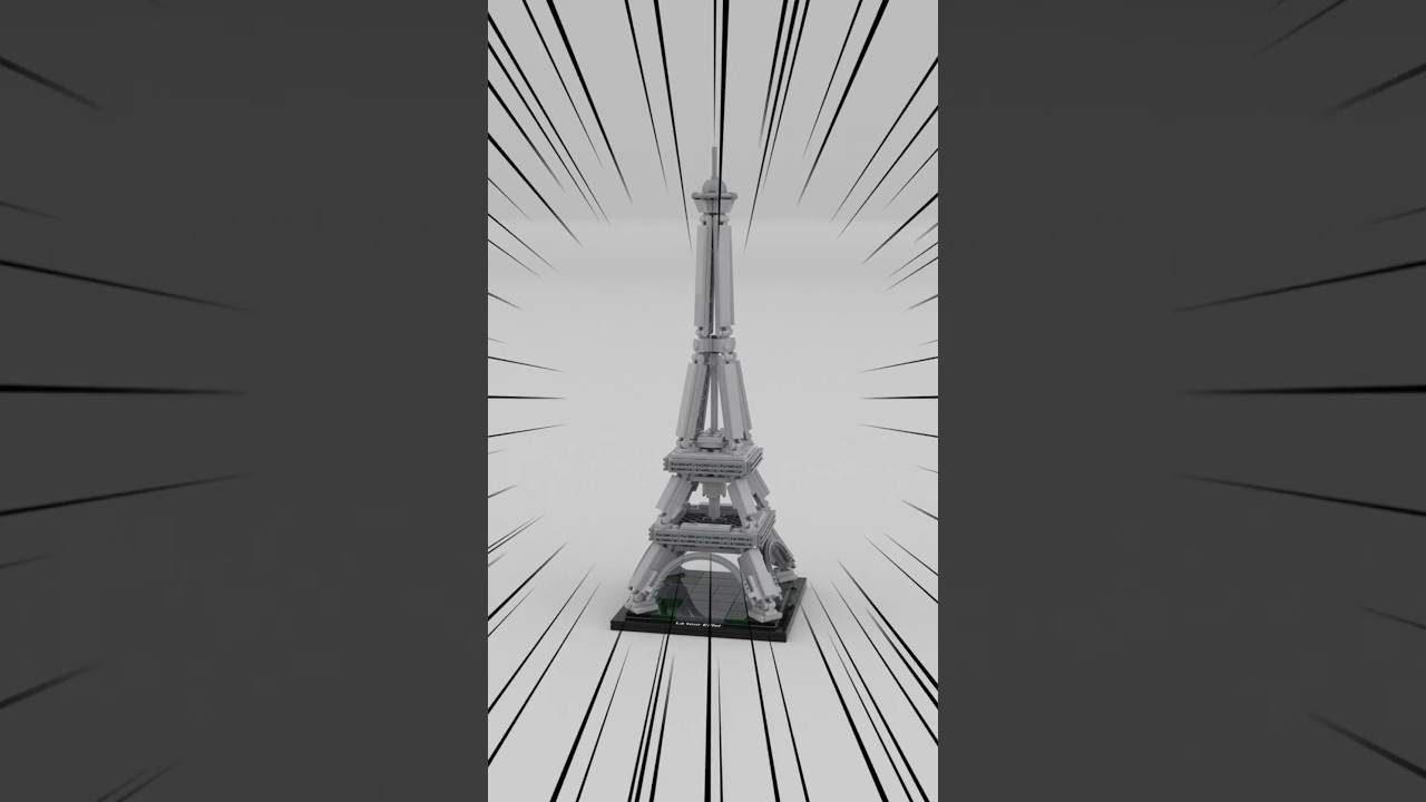 LEGO 21019 The Eiffel Tower Satisfying Speed Build #lego
