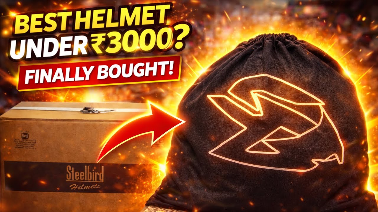 Steelbird Helmet Under ₹3000 🔥 Unboxing & First Look | Collab | 