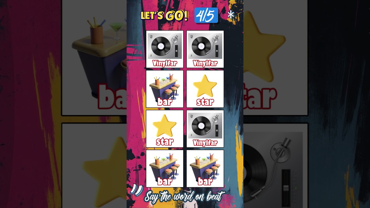 Say The Word On Beat 🎡 Shorts Game 27🎁 