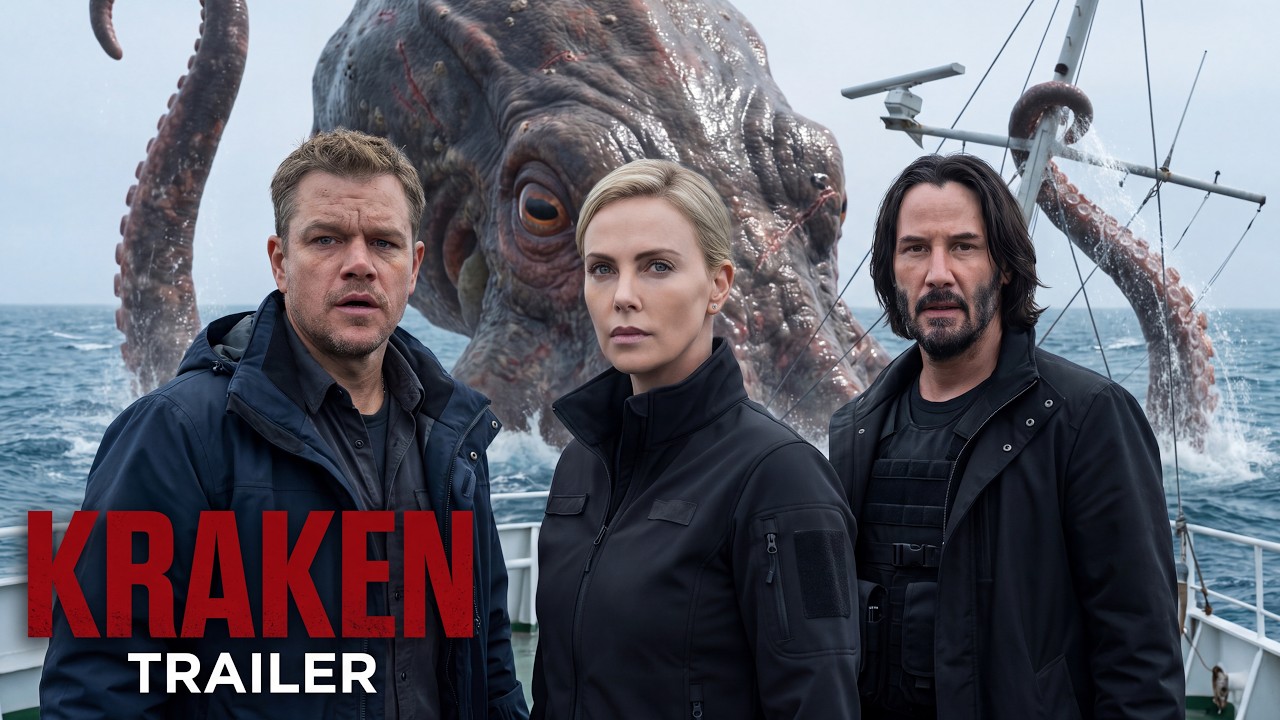 Kraken (2027) &mdash; Мэтт Дэймон, Шарлиз Терон, Киану Ривз | Концепт-трейлер