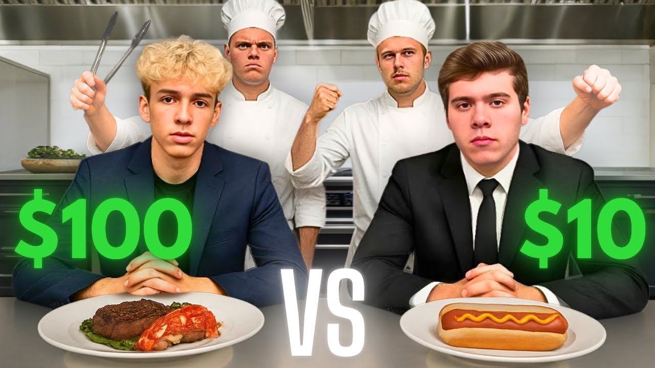 $10 VS $100 Cooking CHALLENGE! 