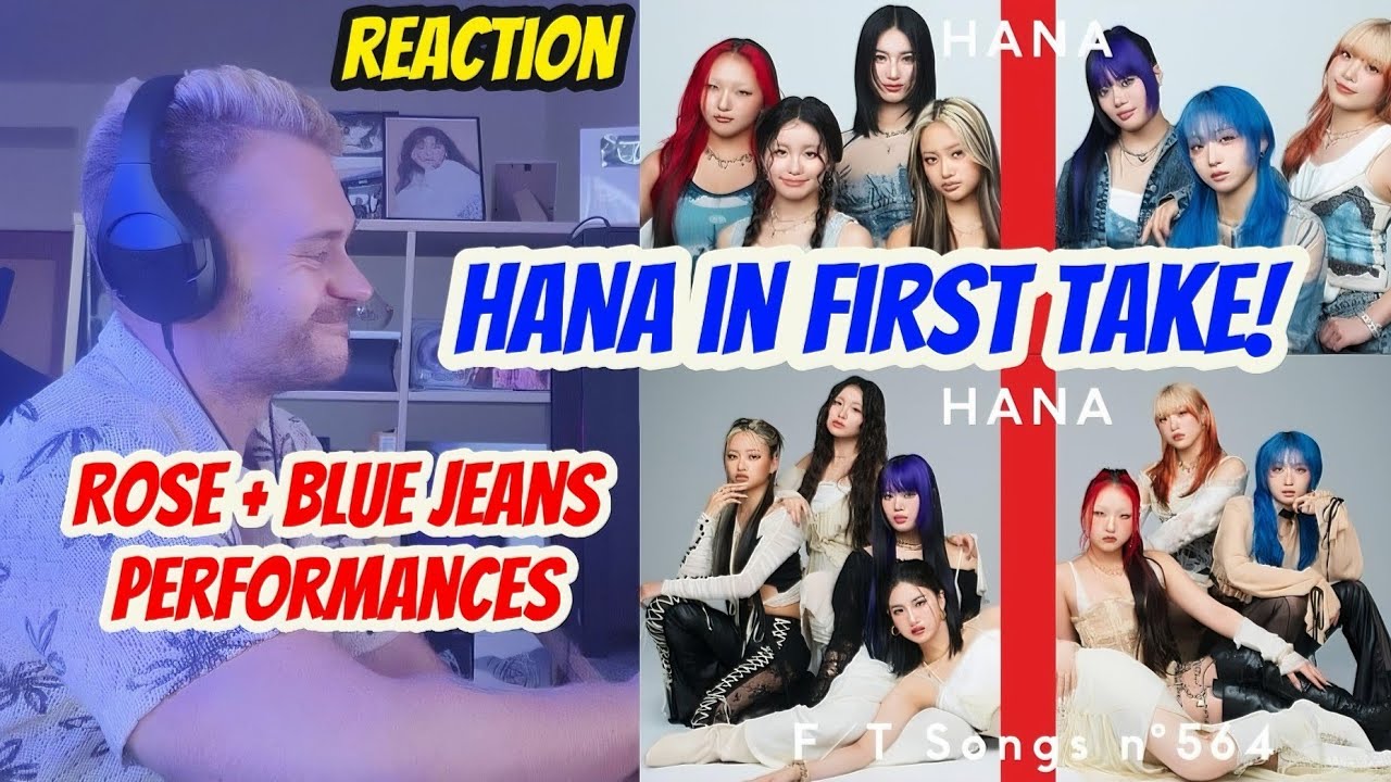 FIRST reaction to HANA: ROSE + Blue Jeans in FIRST TAKE!