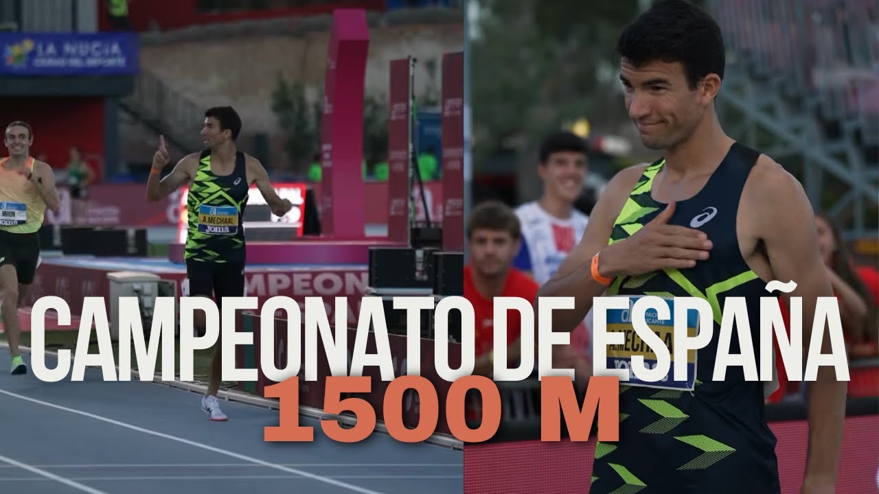 FINAL 1500M MASCULINO  CAMPEONATO ESPAÑA ATLETISMO - LA NUCÍA 2024