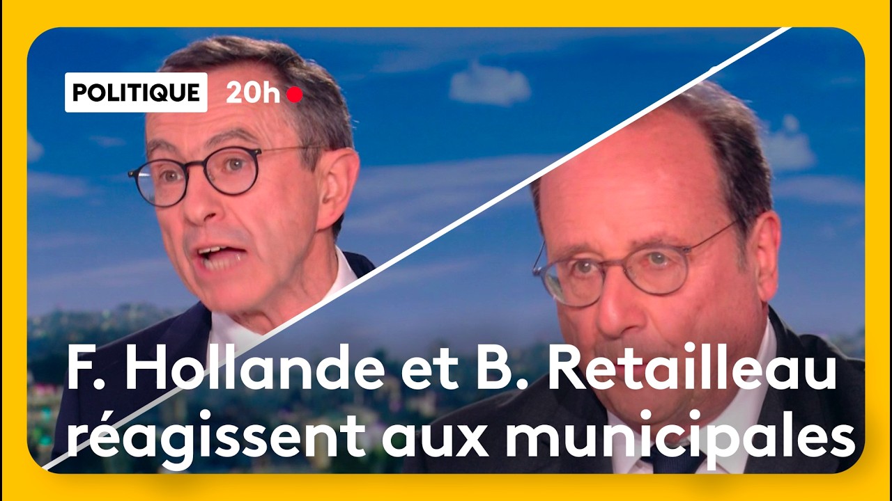 Fran&ccedil;ois Hollande et Bruno Retailleau r&eacute;agissent aux municipales