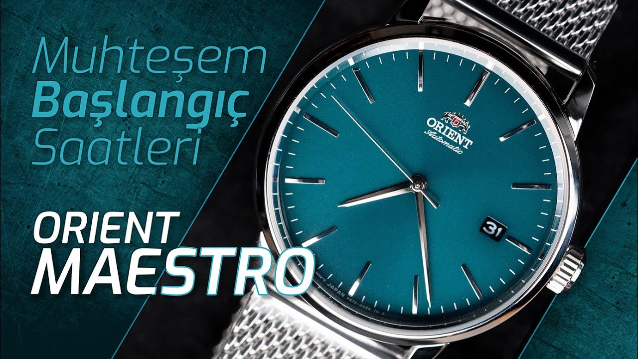 Muhteşem Günlük Kullanım ve Başlangıç Saati: Orient Maestro RA-AC0E06E10B