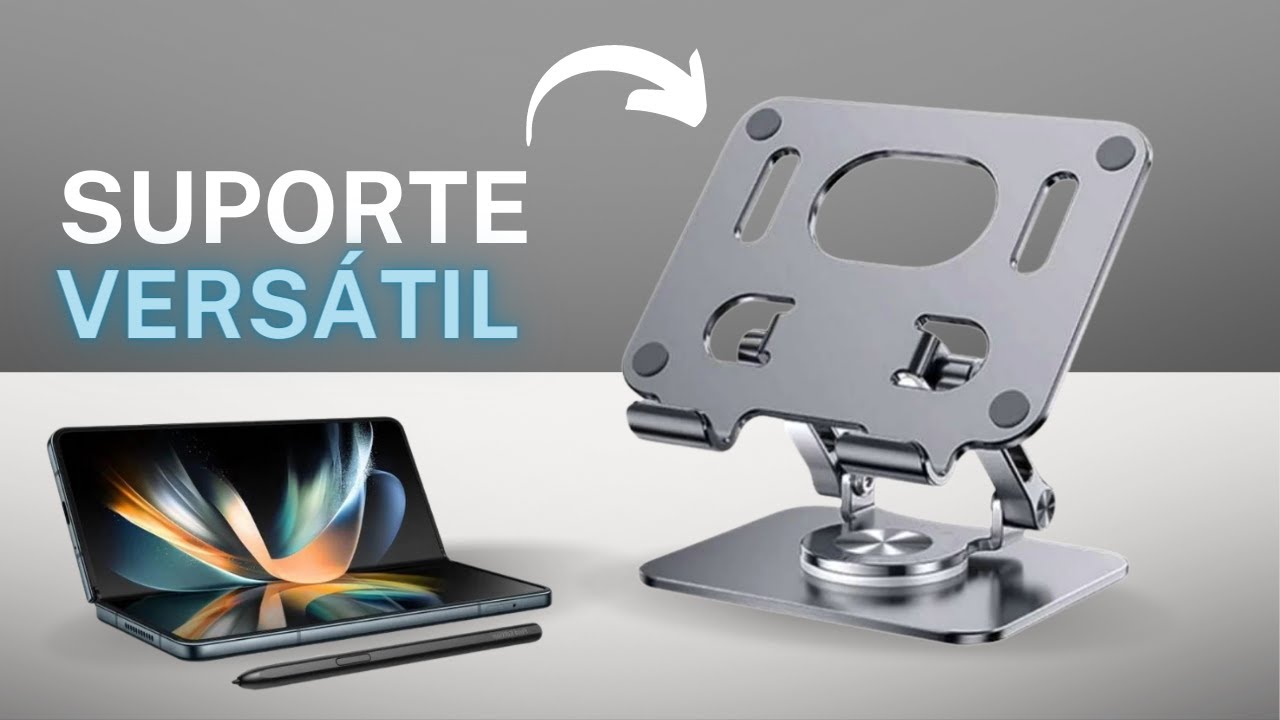 SUPORTE COMPACTO PARA CELULAR, TABLET E NOTEBOOK