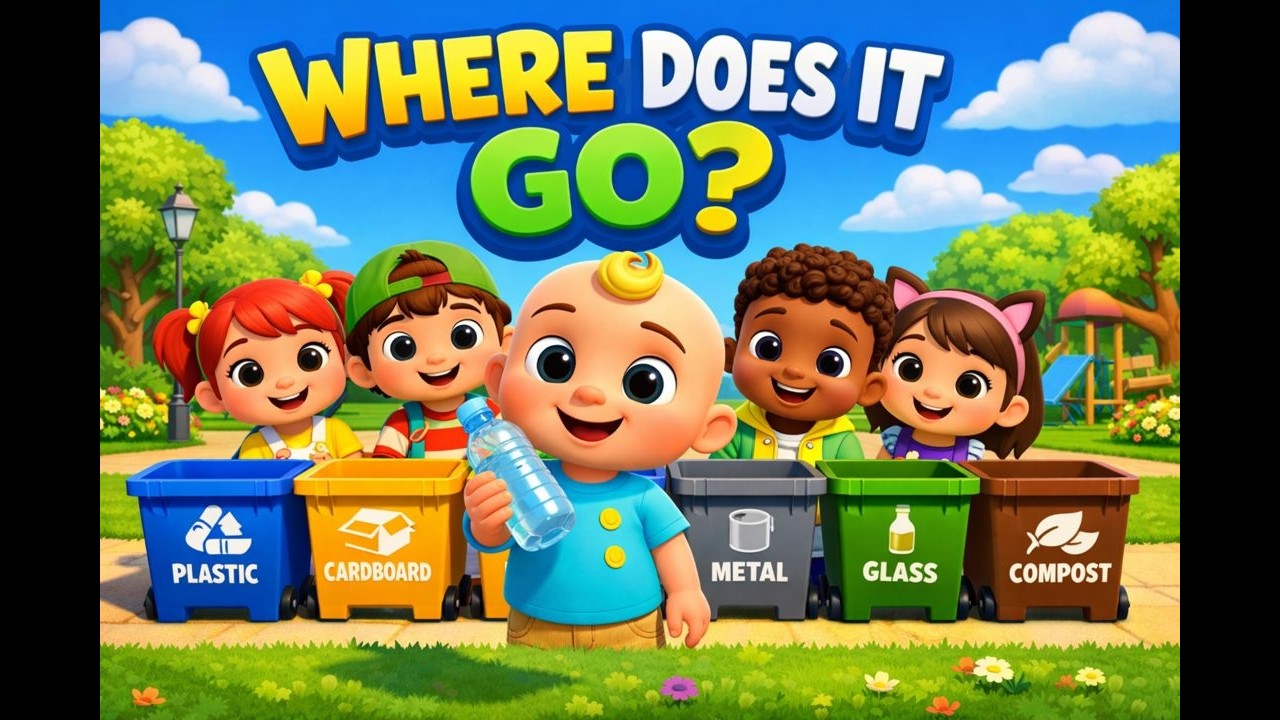 Sorting Trash for the Earth ♻️ Learn to Recycle! | CoComelon Nursery Rhymes & Kids Songs