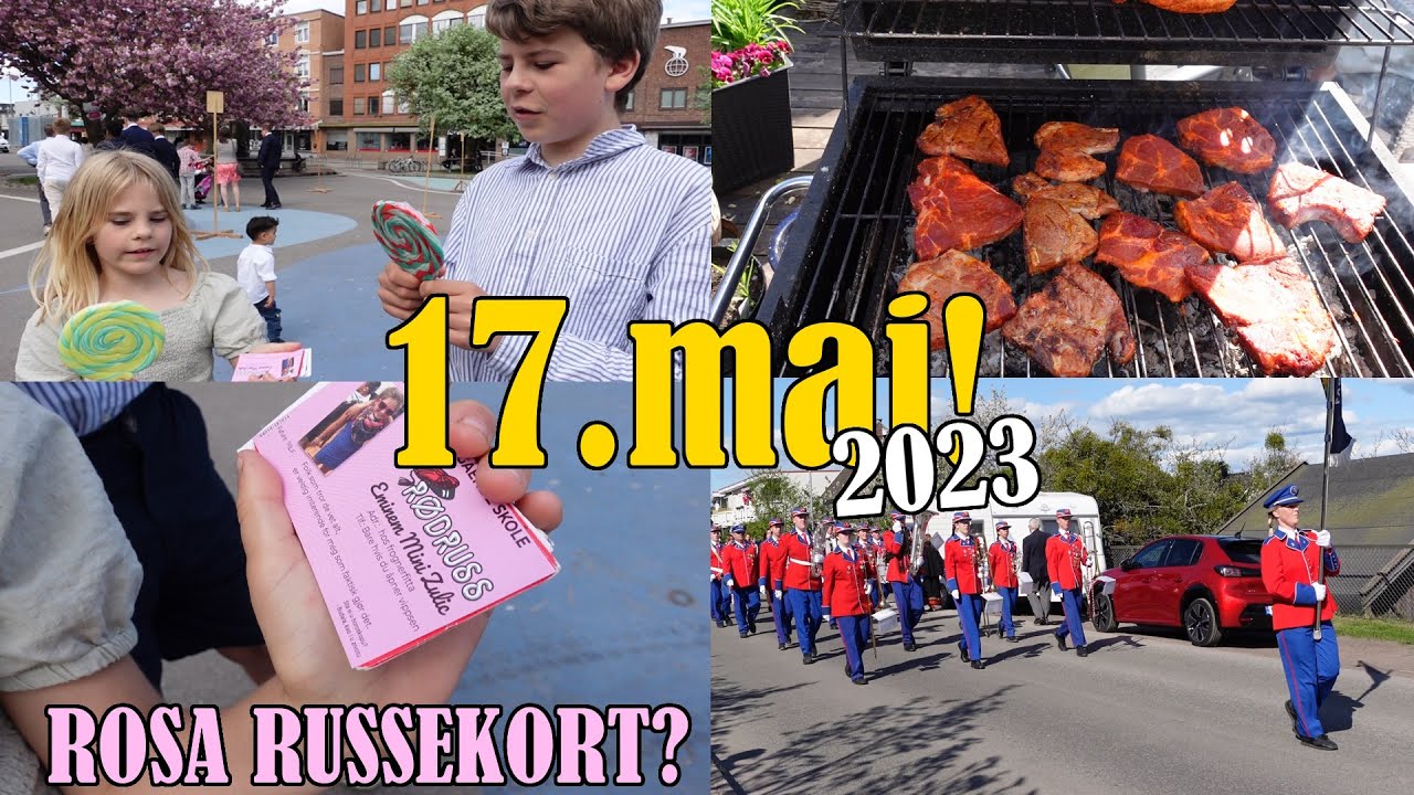 17.MAI VLOG! ~ Grilling, russekort & tog