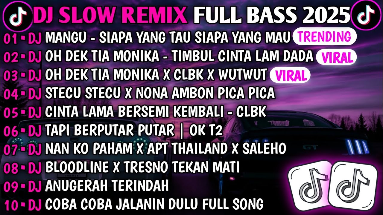 DJ TIKTOK TERBARU 2025 - DJ MANGU - SIAPA YANG TAU SIAPA YANG MAU🎵DJ OH DEK TIA MONIKA🎵FULL ALBUM