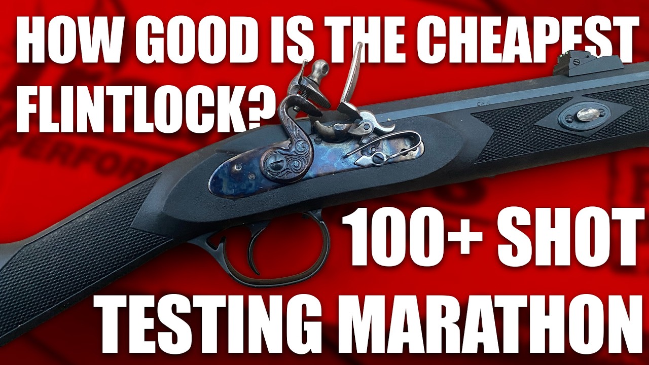 How good is the cheapest Flintlock? | Traditions Deer Hunter Flintlock Review Marathon