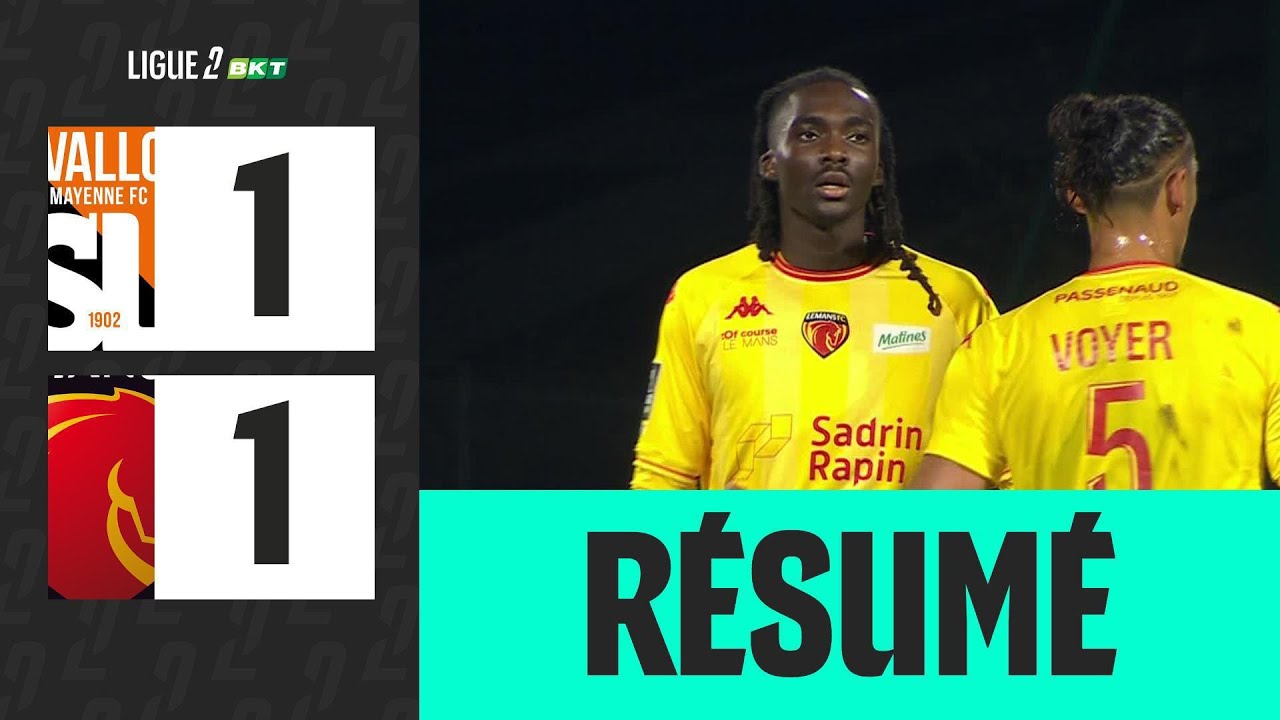 STADE LAVALLOIS MFC - LE MANS FC (1-1) - 12&egrave;me journ&eacute;e - Ligue 2 BKT 25/26