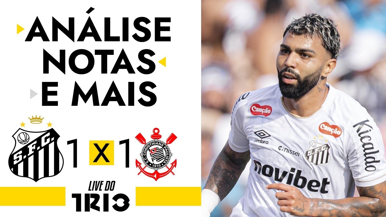 Live do Trio: SANTOS MUDA TÁTICA e ESCALAÇÃO, mas EMPATA CLÁSSICO