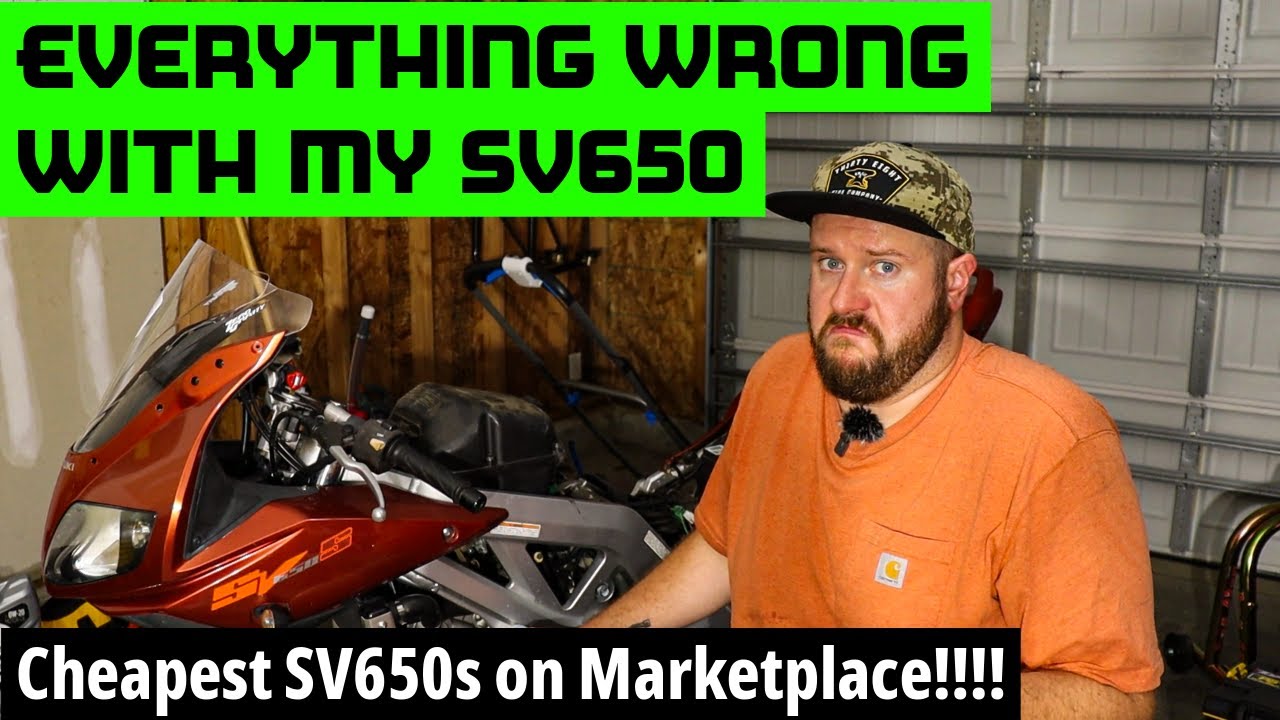 Everything WRONG with the CHEAPEST SV650s on Marketplace!!!!
