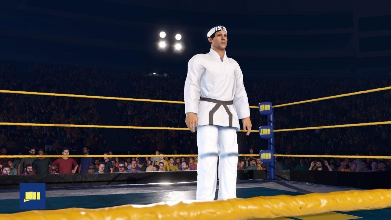 WWE 2K22 Daniel LaRusso vs Johnny Lawrence vs John Kreese