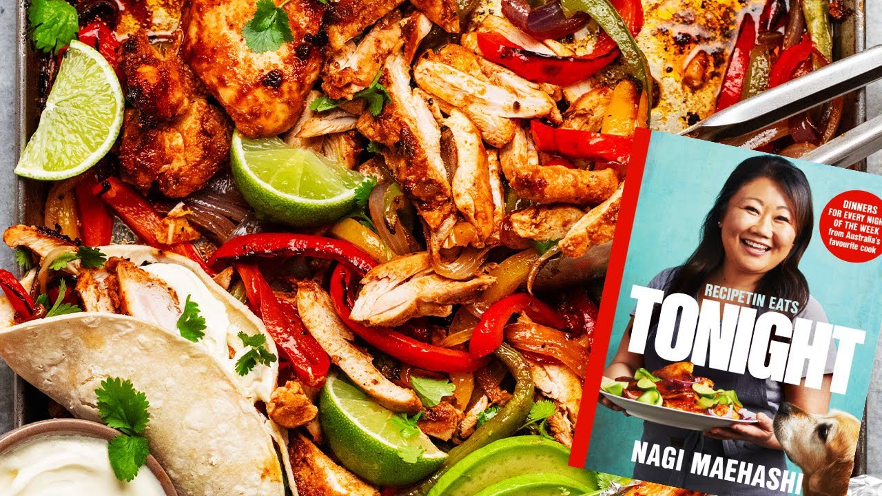 One-Tray Chicken Fajitas