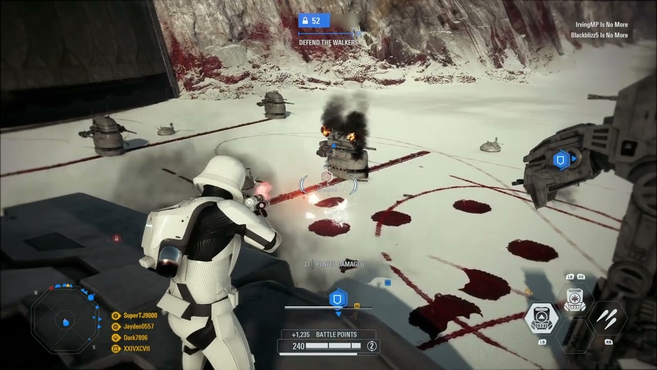 Star Wars Battlefront 2: Galactic Assault Gameplay.